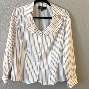Jones New York Signature Blouse, Size XL